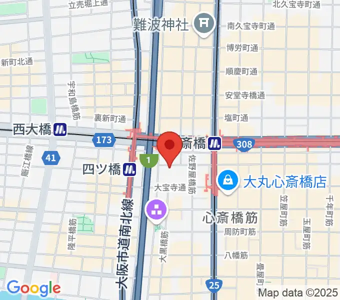 ニュートーン・レコーズの地図