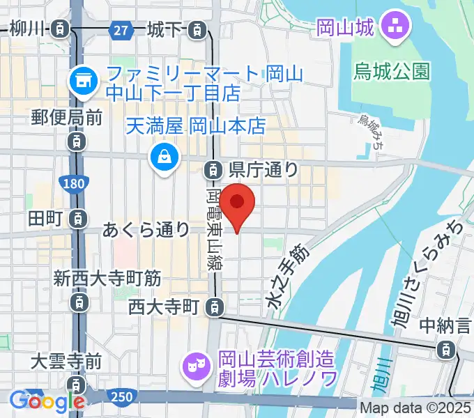 record shop DIG DIGの地図