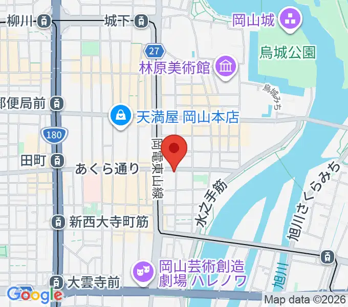 record shop DIG DIGの地図