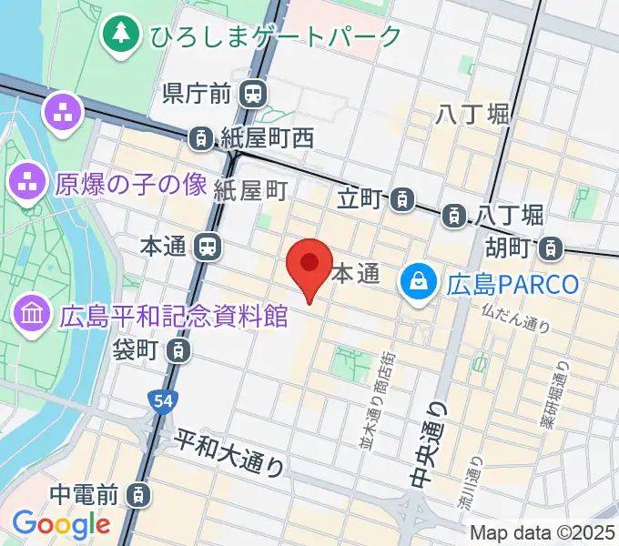 DISK SHOP MISERYの地図