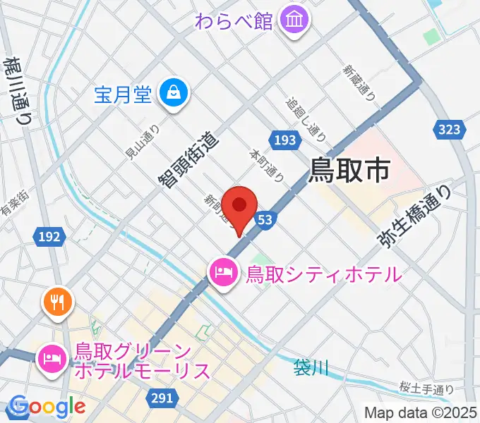 borzoi recordの地図