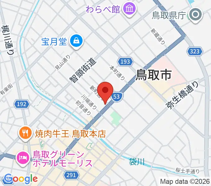 borzoi recordの地図