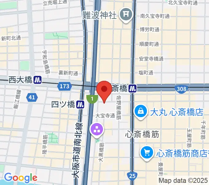 Root Down Recordsの地図