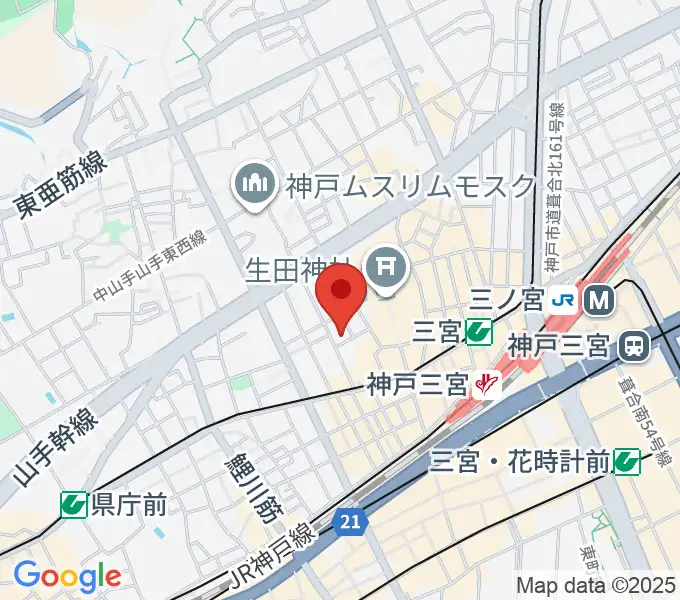 神戸Brothers and Sistersの地図