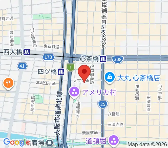 レコードショップ rare grooveの地図