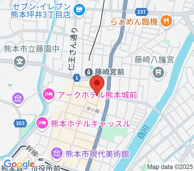 PEANUTS RECORDSの地図