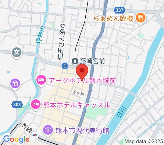 PEANUTS RECORDSの地図