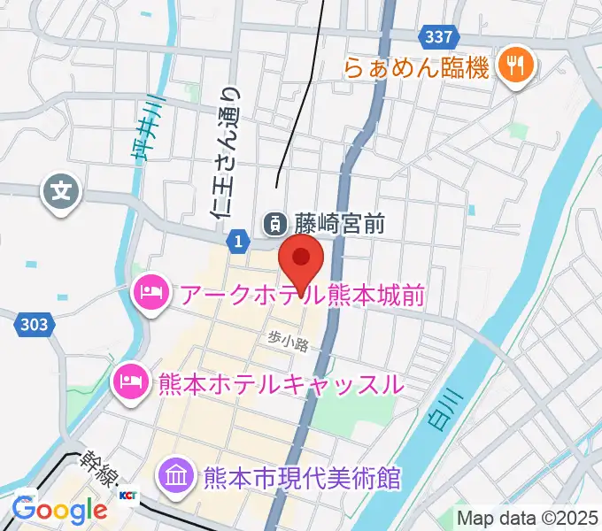 PEANUTS RECORDSの地図