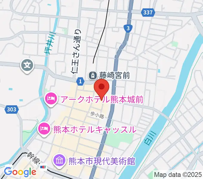 PEANUTS RECORDSの地図