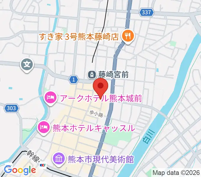 PEANUTS RECORDSの地図