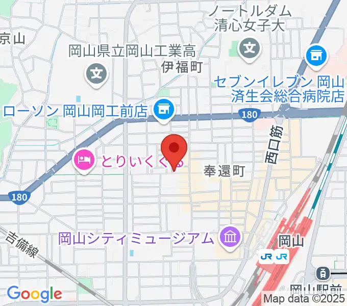 MEDEL MUSICの地図