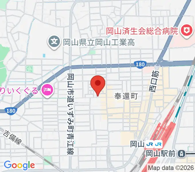 MEDEL MUSICの地図