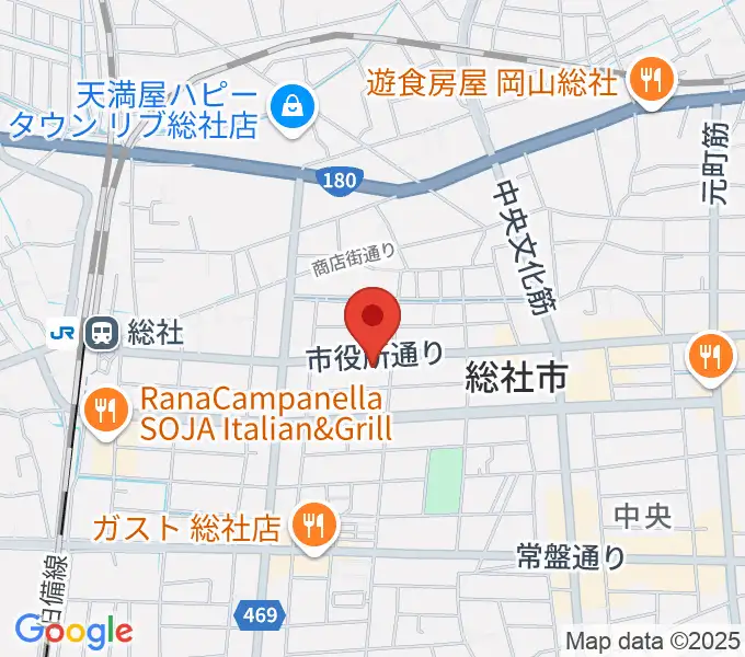 レコード屋 総社店の地図