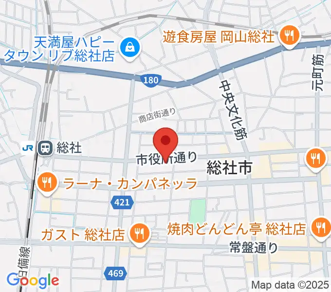 レコード屋 総社店の地図