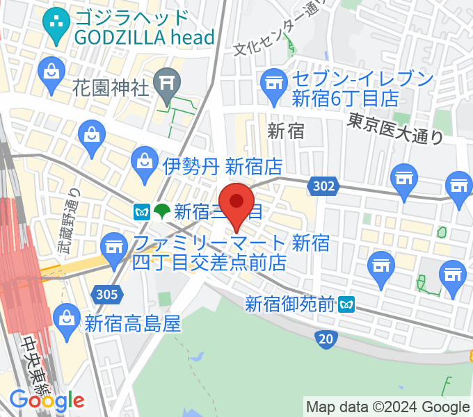 新宿Azzitto1224の場所