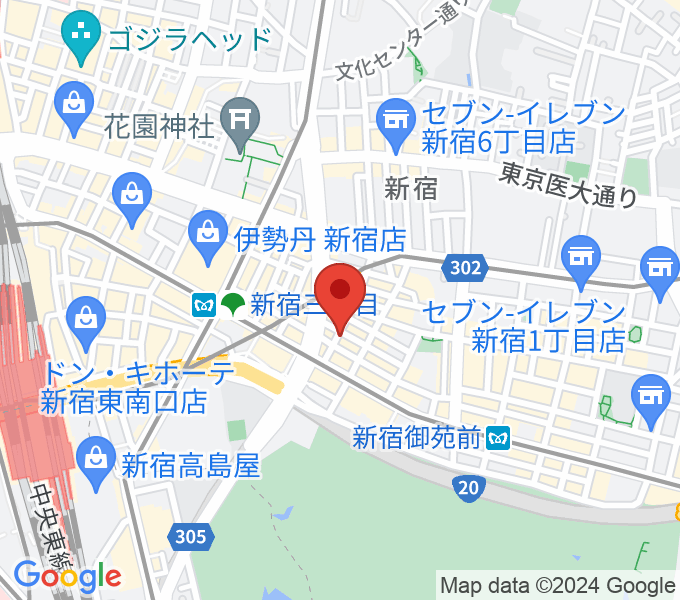 新宿Azzitto1224の場所