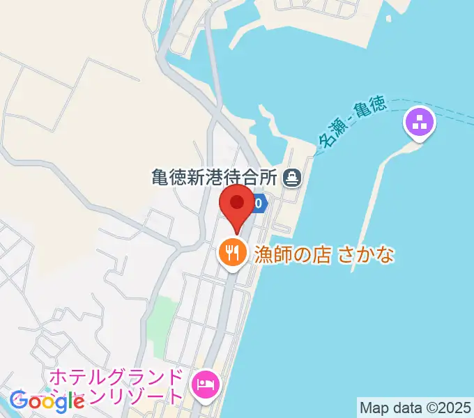 徳之島町文化会館の地図
