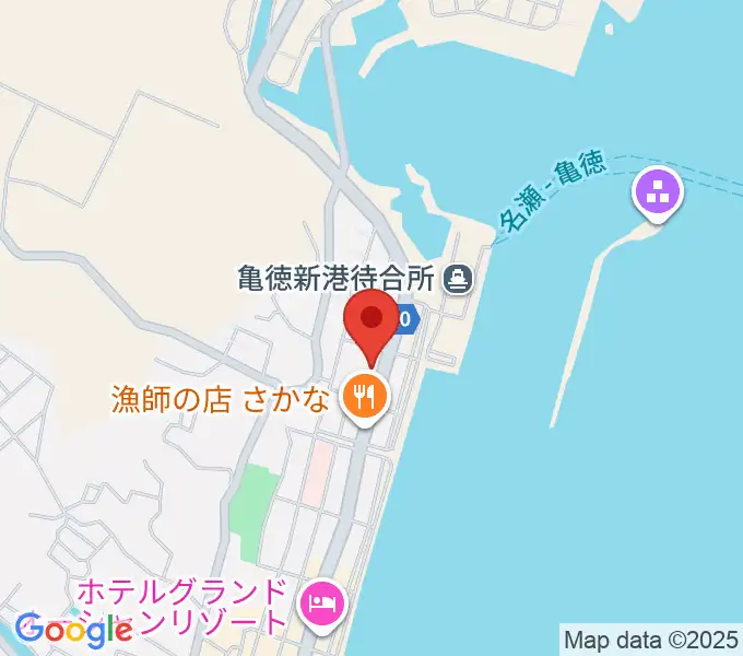 徳之島町文化会館の地図