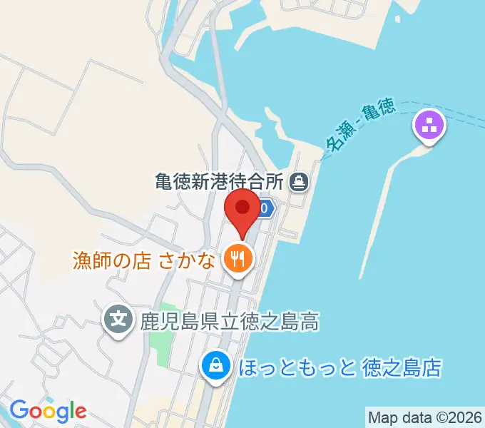 徳之島町文化会館の地図