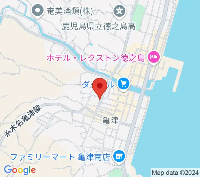 徳之島MACの地図