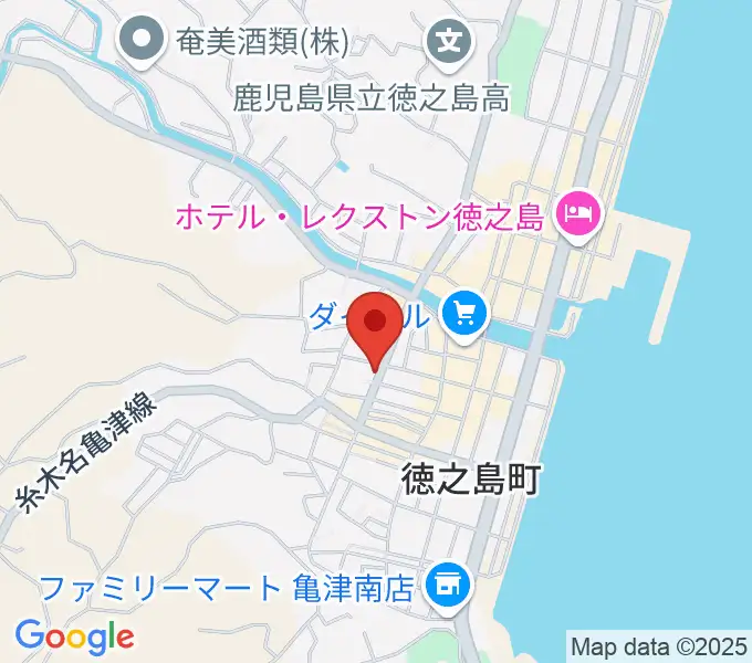 徳之島MACの地図