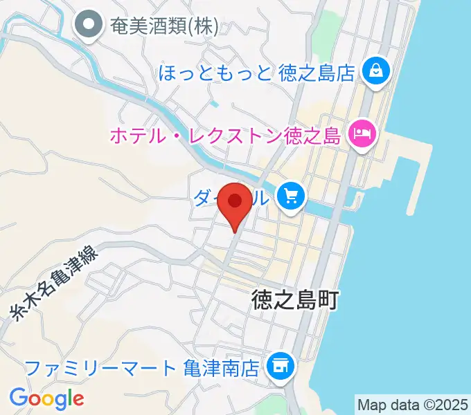 徳之島MACの地図