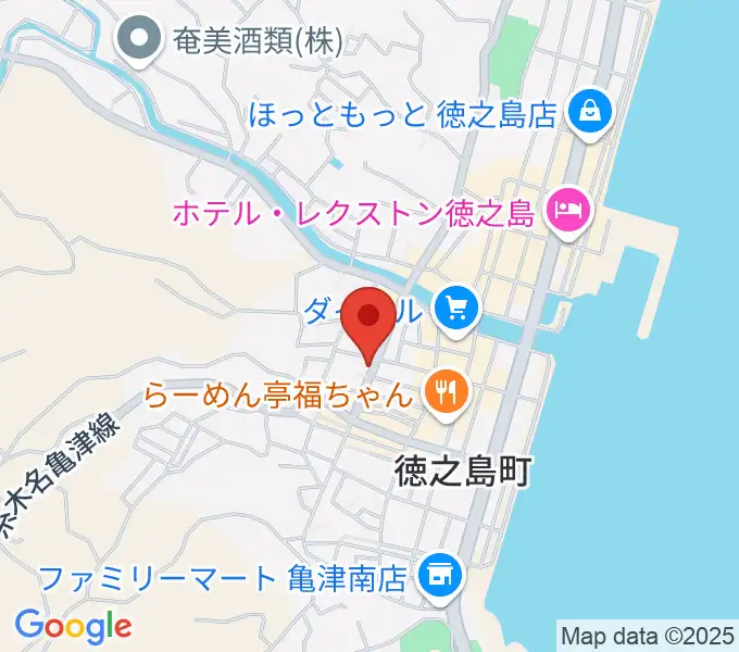 徳之島MACの地図