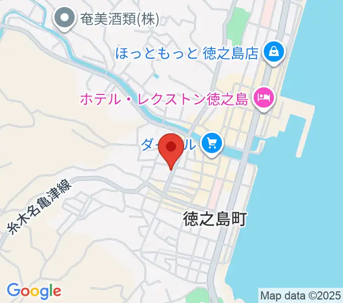 徳之島MACの地図
