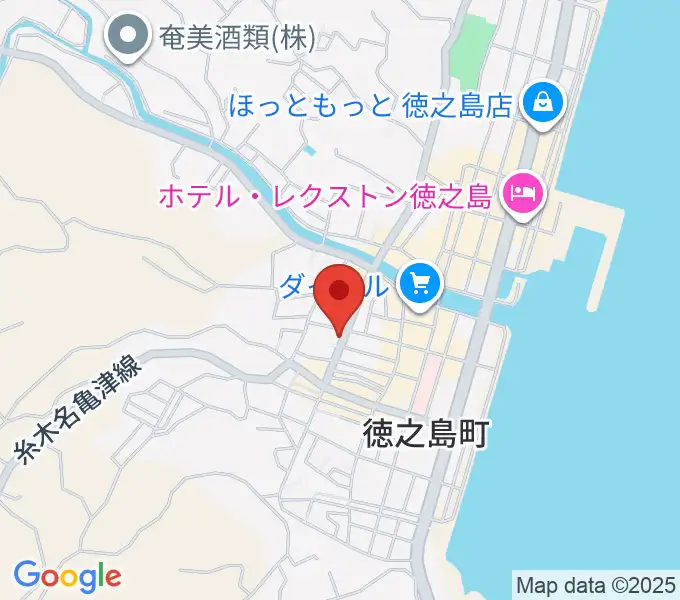 徳之島MACの地図