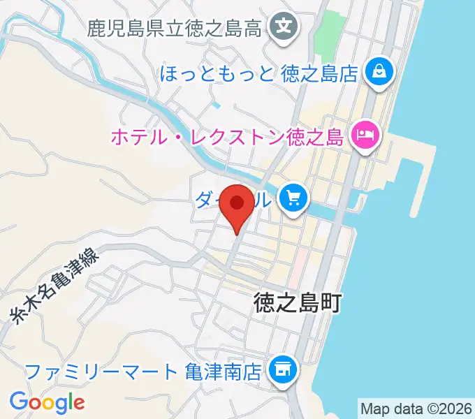 徳之島MACの地図