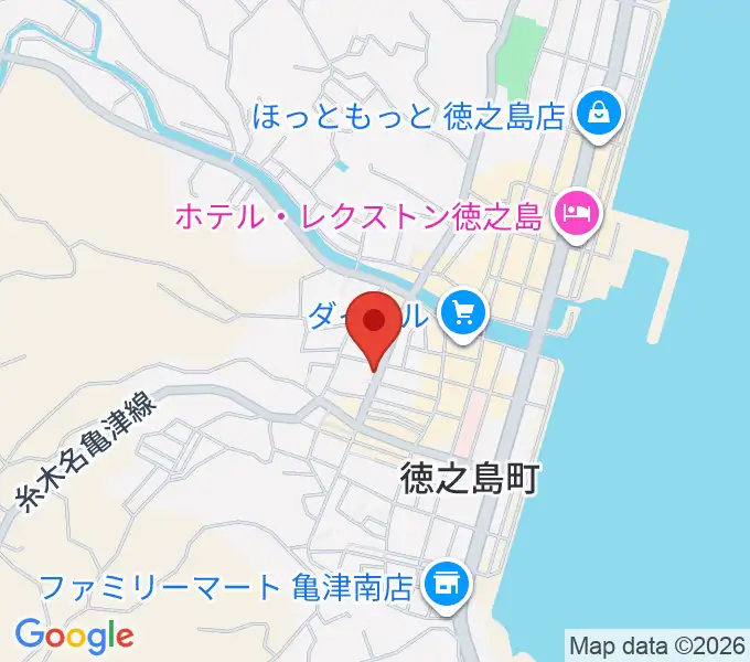 徳之島MACの地図