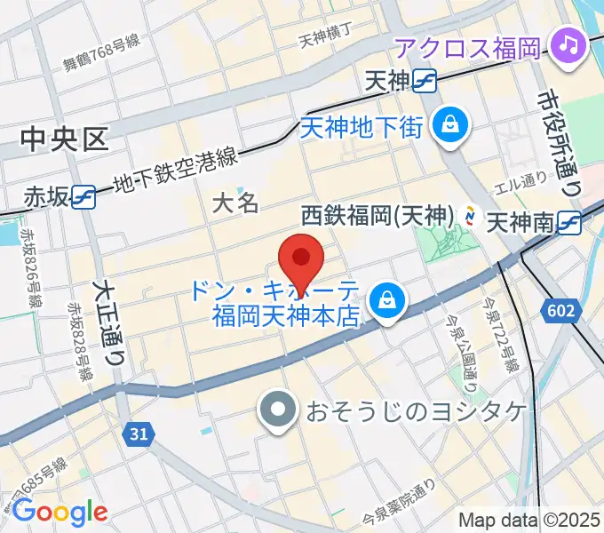 チクロマーケットの地図