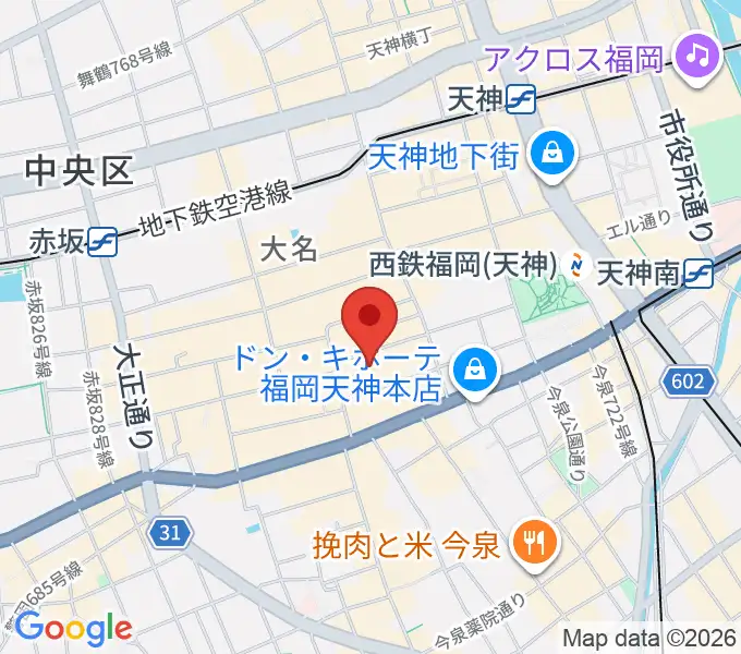 チクロマーケットの地図