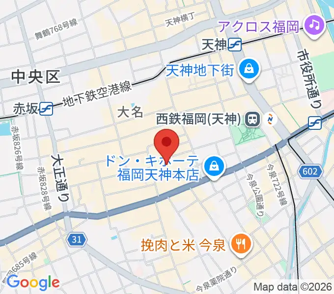 チクロマーケットの地図