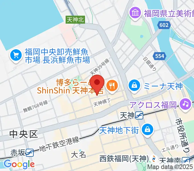 ジュークレコードの地図