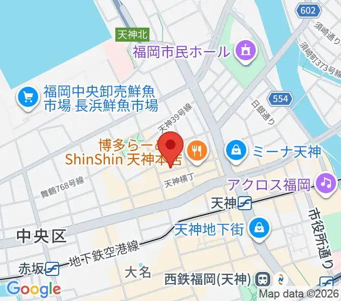 ジュークレコードの地図