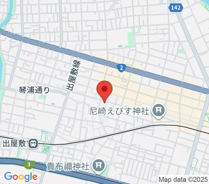 尼崎toraの地図