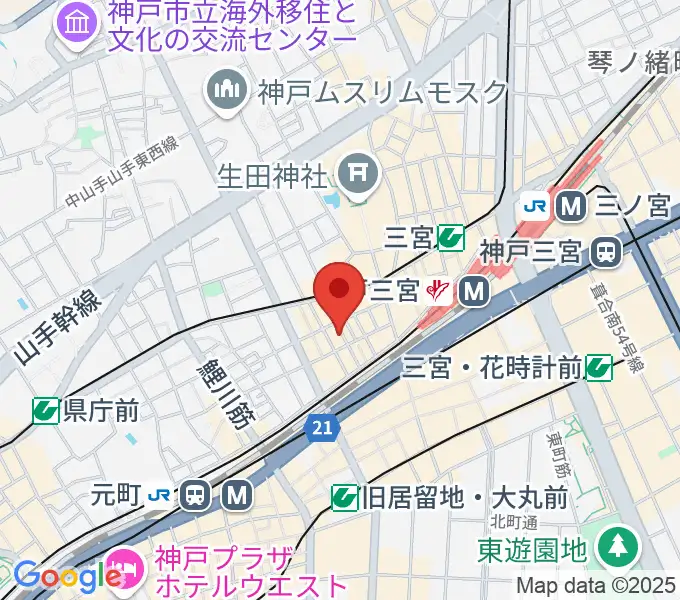Underground Galleryの地図