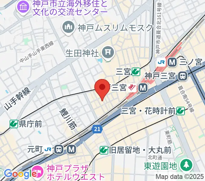 Underground Galleryの地図