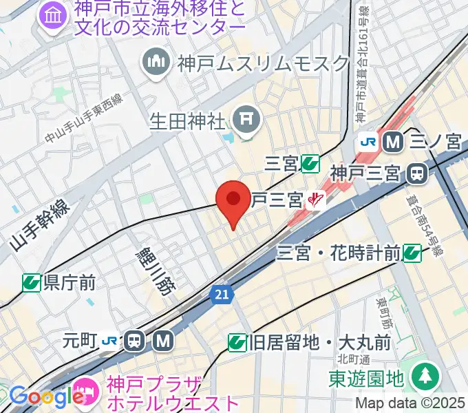Underground Galleryの地図