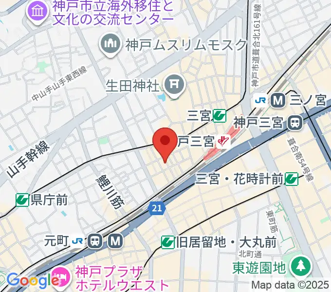 Underground Galleryの地図