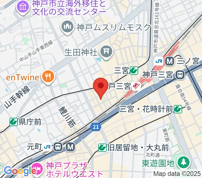 Underground Galleryの地図