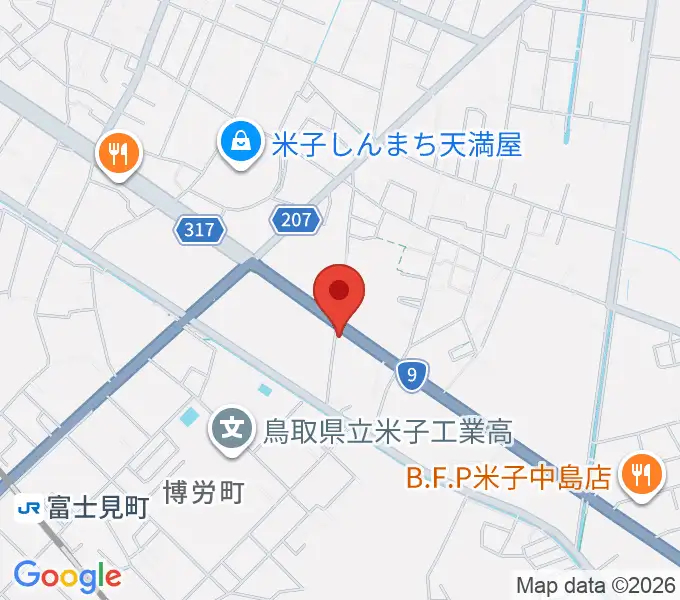 BEXX米子の地図
