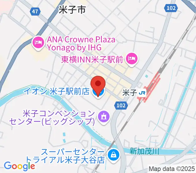 ガイナックスシアターの地図