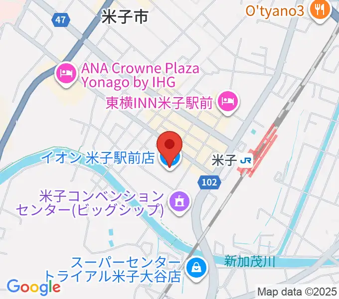 ガイナックスシアターの地図