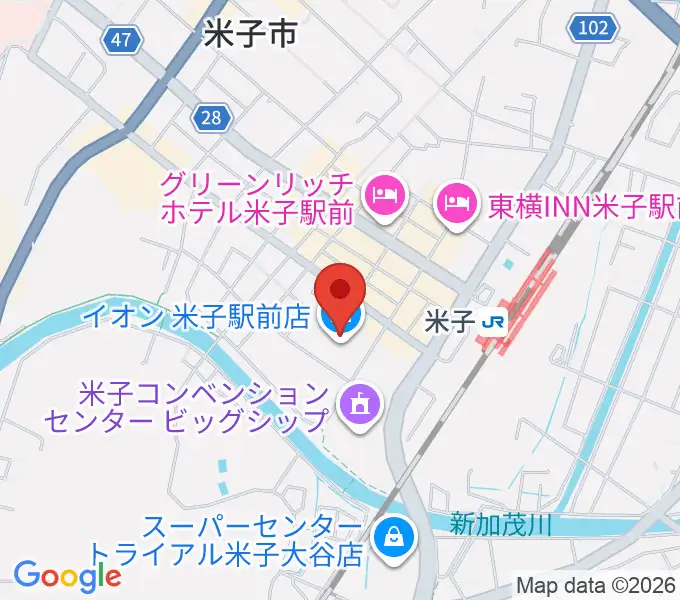 ガイナックスシアターの地図