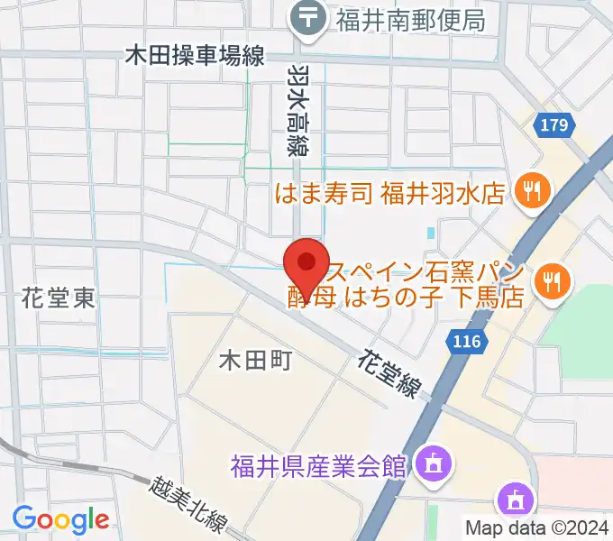 フラミンゴレコーズの地図