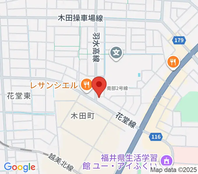 フラミンゴレコーズの地図