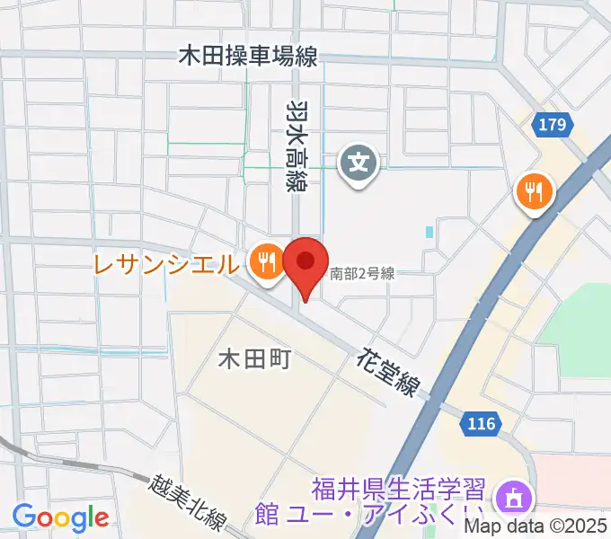 フラミンゴレコーズの地図