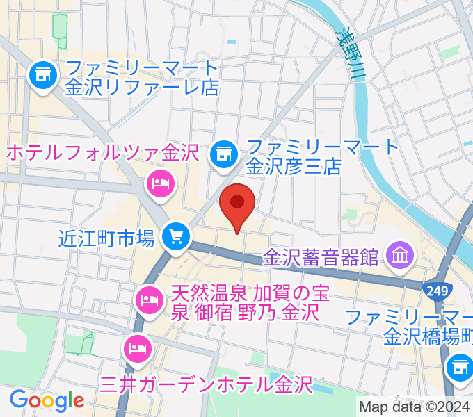 レコード・ジャングルの地図